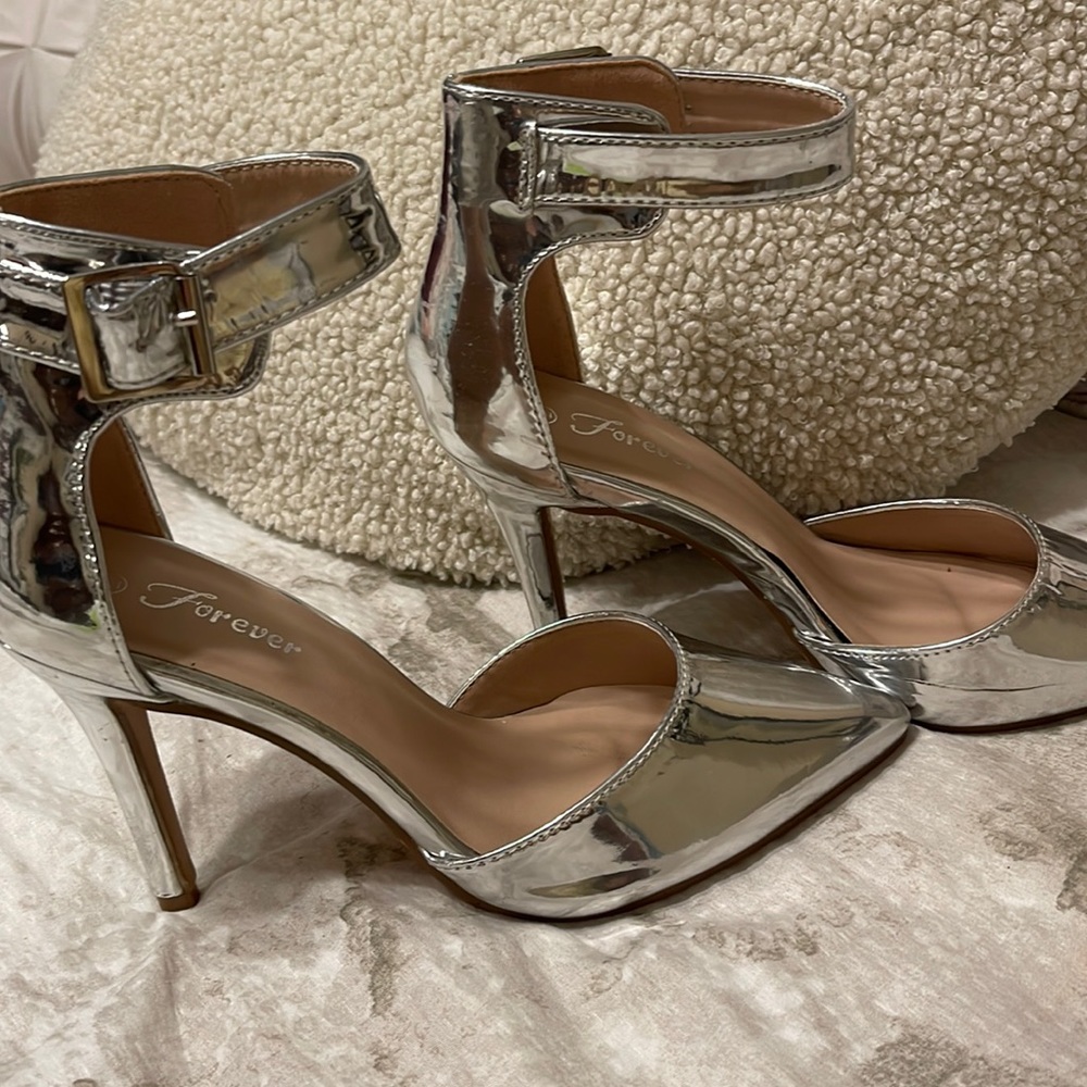 Silver heels